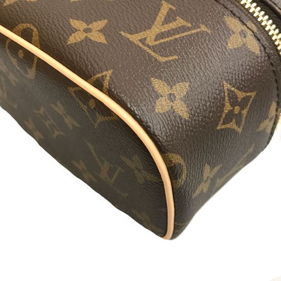 Louis Vuitton Vanity Mini Monogram Handbag Leather Brown - Picture 6 of 10